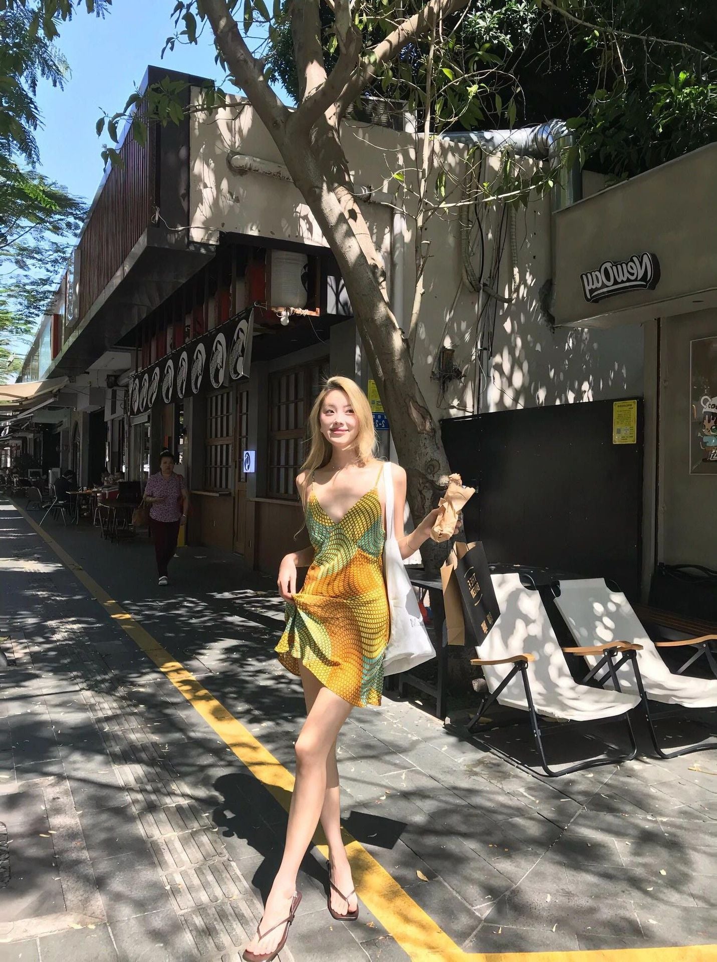 French Style Sleeveless Summer Dress